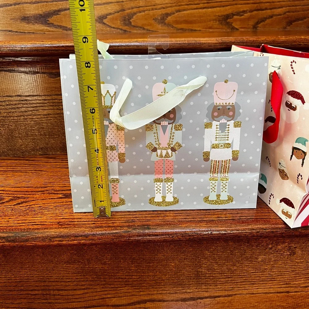 Lady Jayne Ltd Santa and Nutcracker Holiday Christmas Bags